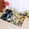 Foreign Rubber Mat Fun 3D Trap Printed Rug