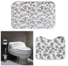 2pcs/Set Bathroom Pedestal Washable Floor Rugs