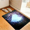 Foreign Rubber Mat Fun 3D Trap Printed Rug