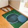 Foreign Rubber Mat Fun 3D Trap Printed Rug