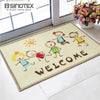 Welcome Doormat Cartoon Kids Printed Tapetes