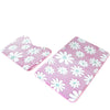 2PCS Bathroom Rug Mat Floor Carpet Set