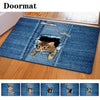 Kawaii Welcome Floor Mats Animal Cute Cat Dog Print