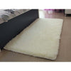 Bedroom Car Flokati Shaggy Ivory Wool Rug