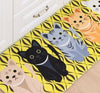 Kawaii Animal Cute Cat Print Bathroom Kitchen Rug