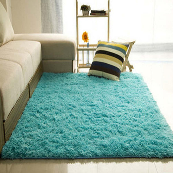 Fluffy Rugs Anti-Skiding Shaggy Area Rug Floor Mats