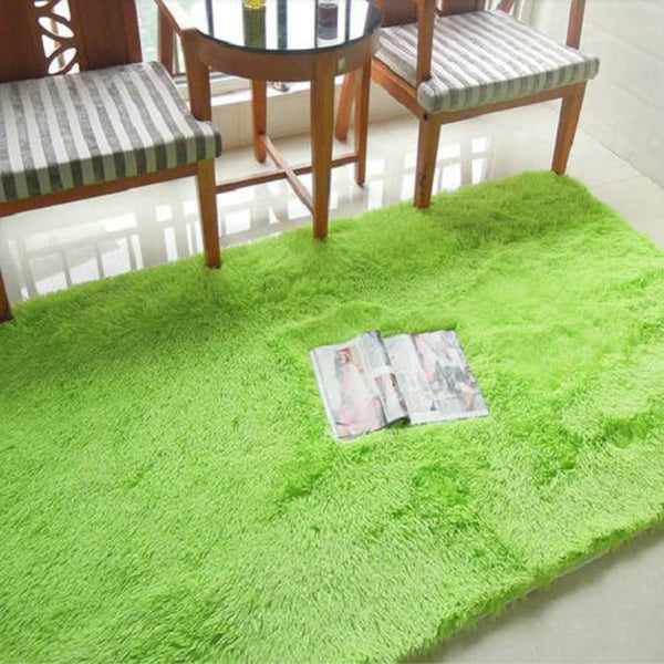 1PCS 80x120cm Explosion Models Silky Carpet Mats Bedroom