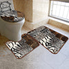 3Pcs/Set Animal Skin Mat Bathroom Bath Rug