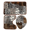 3Pcs/Set Animal Skin Mat Bathroom Bath Rug