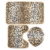 3Pcs/Set Animal Skin Mat Bathroom Bath Rug